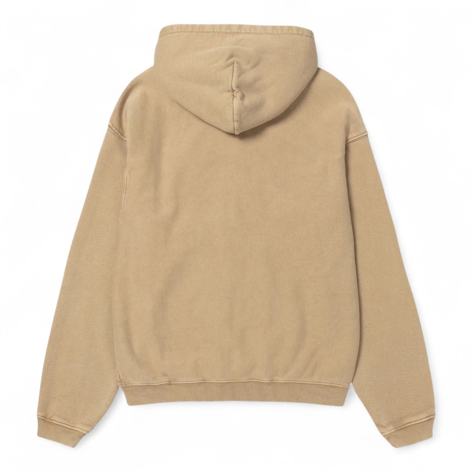 Stussy Faded Graphic Zip Hoodie - Washed Beige