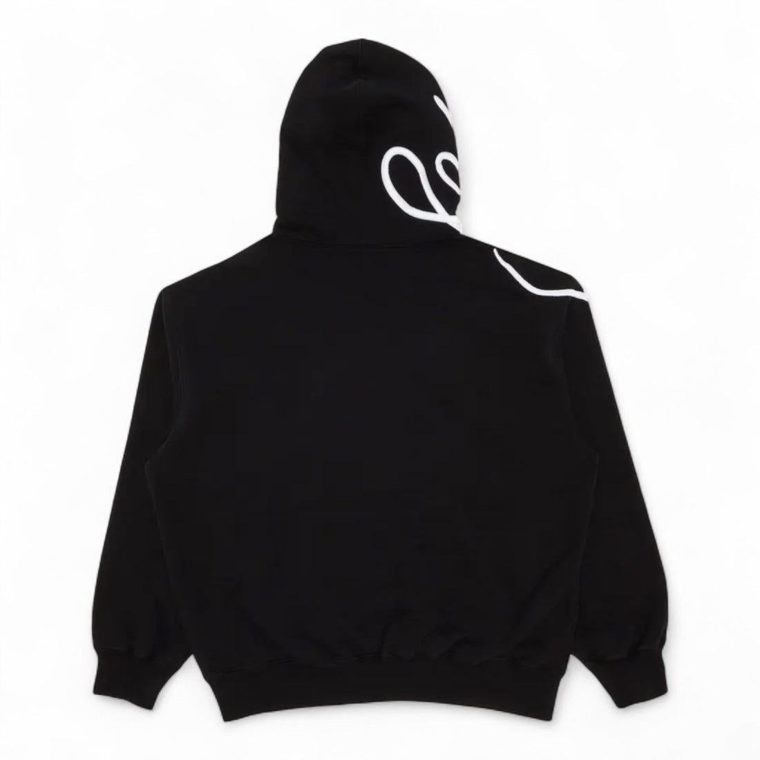 Supreme Shoulder Script Hooded Sweatshirt - Black