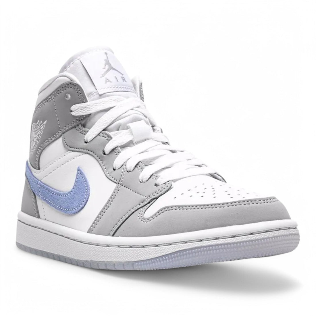 Air Jordan 1 Mid 'Aluminium Wolf Grey'