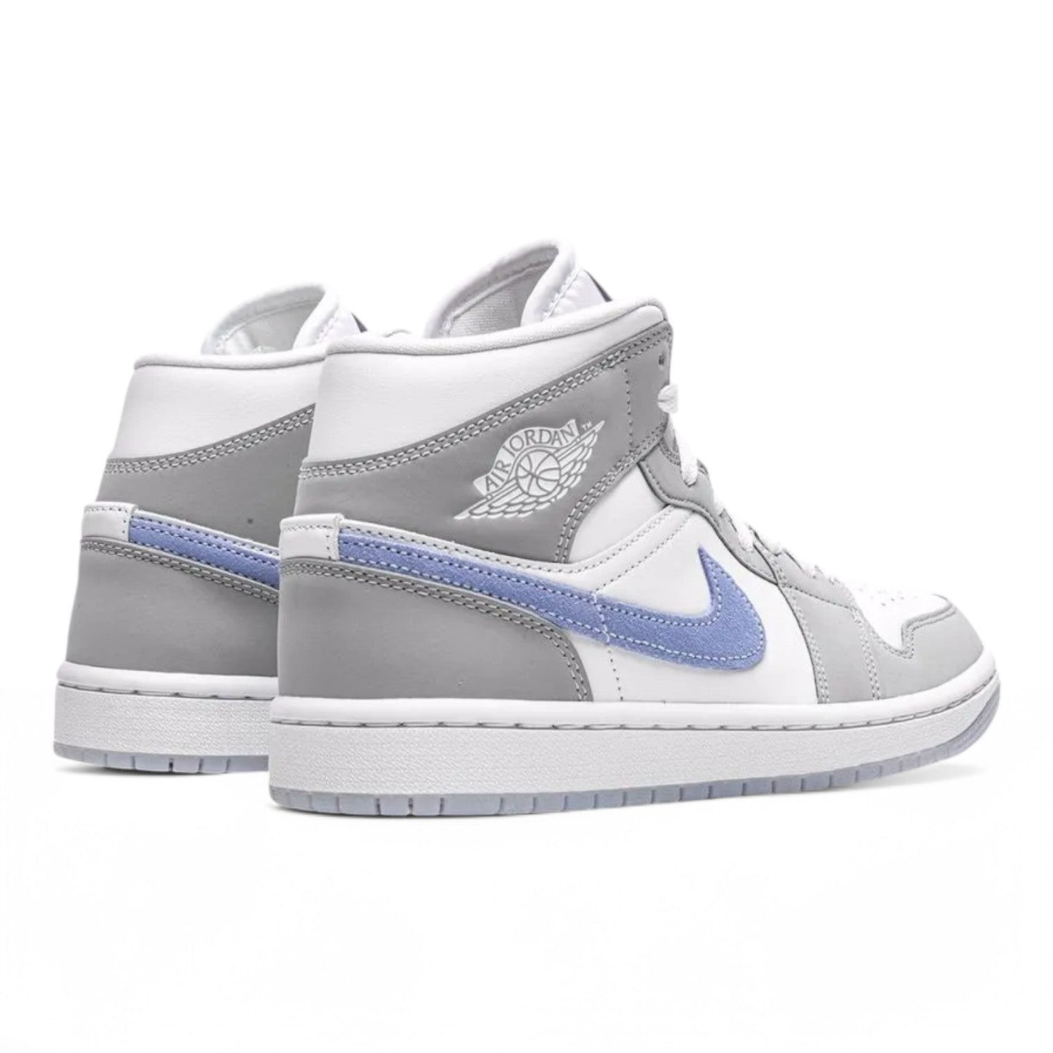 Air Jordan 1 Mid 'Aluminium Wolf Grey'