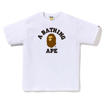 A Bathing Ape College Tee - White