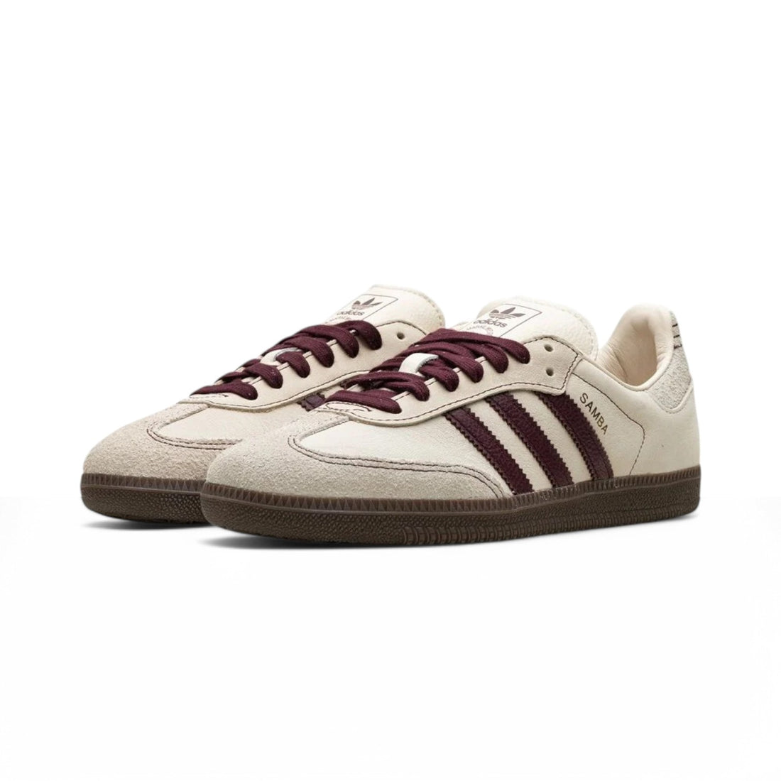 Adidas Samba OG 'Wonder White Maroon'