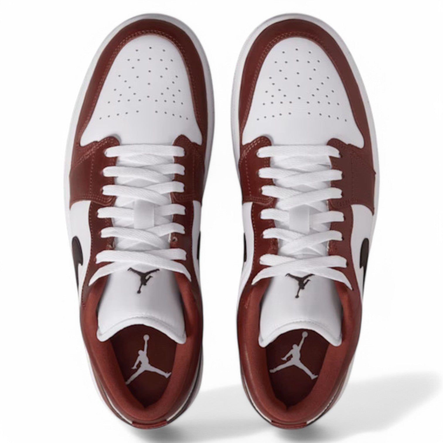 Air Jordan 1 Low' White Bordeaux'
