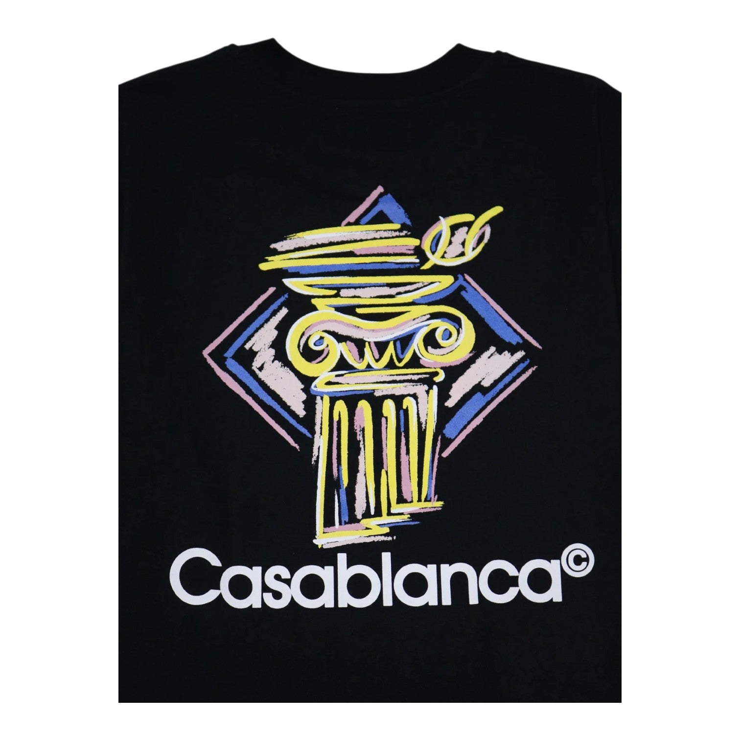 Casablanca Diamond Column Short Sleeve T-Shirt