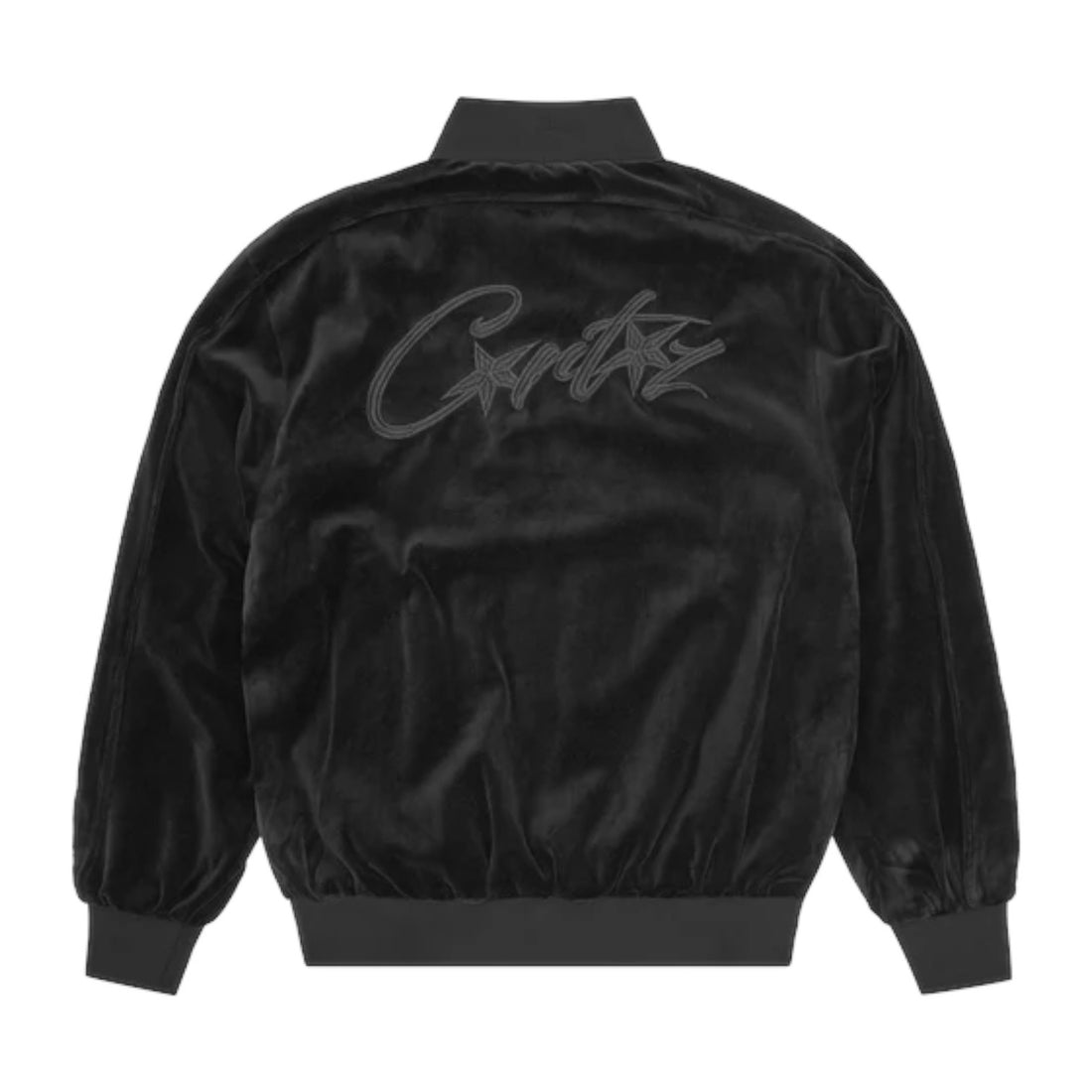 Corteiz VVS Velour Jacket 'Triple Black'