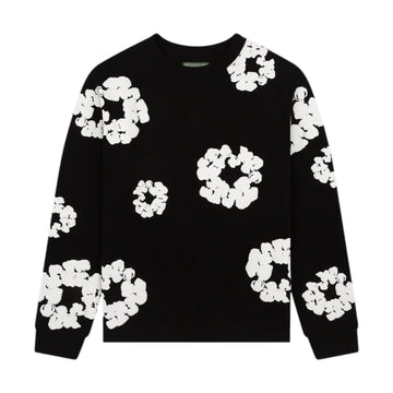 Denim Tears Cotton Wreath Long Sleeve - Black