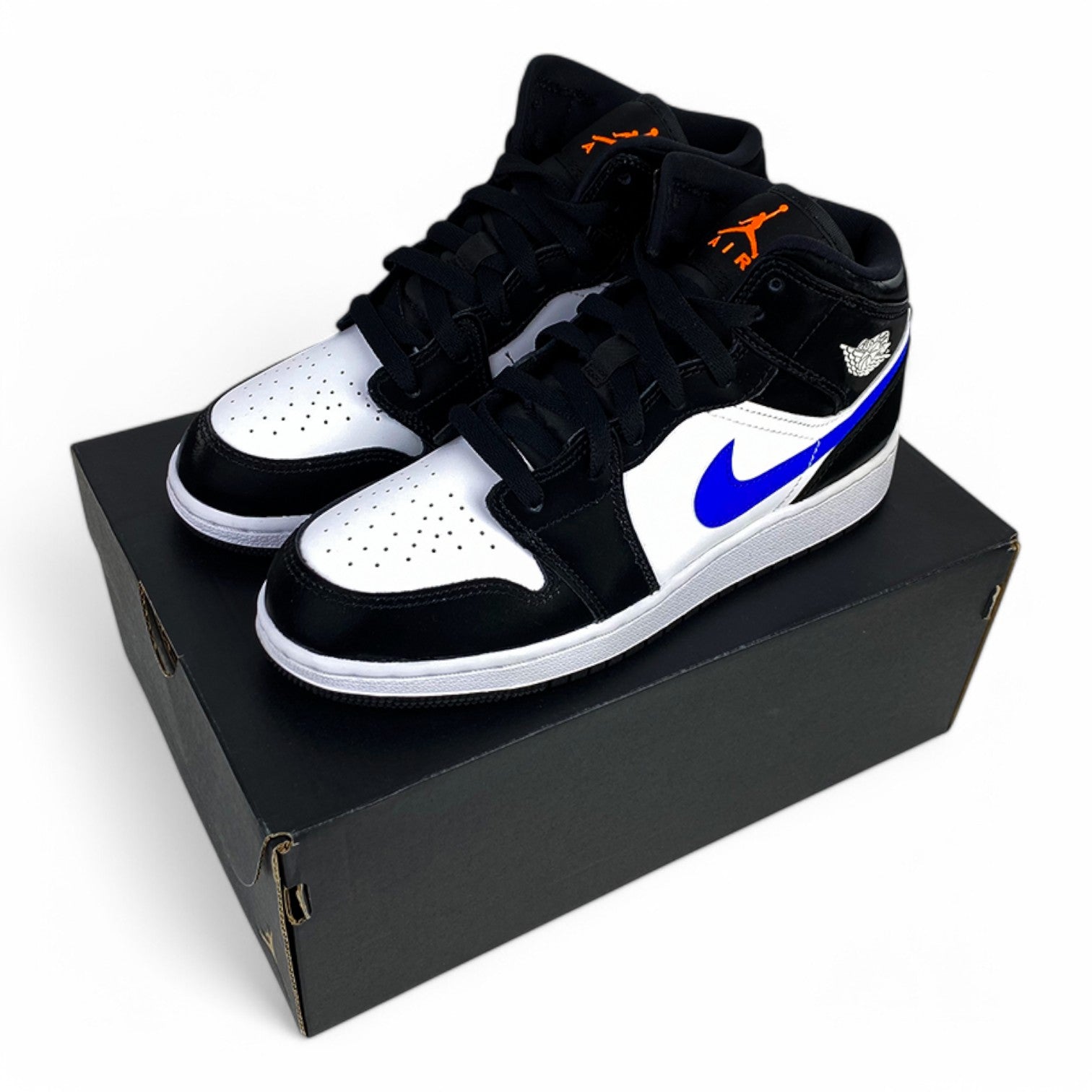 Air Jordan 1 Mid 'Black Racer Blue White'