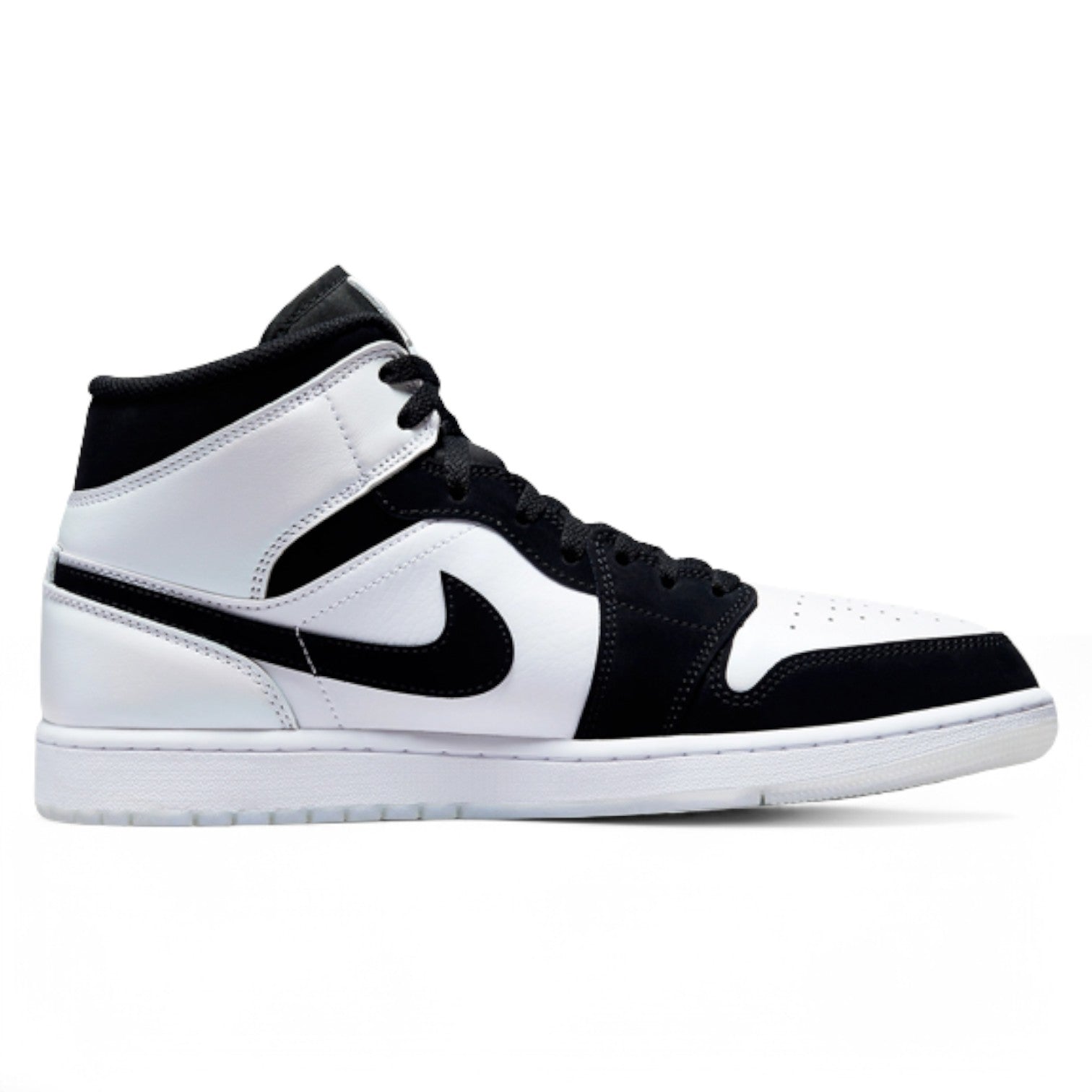 Air Jordan 1 Mid 'White Black Diamond'