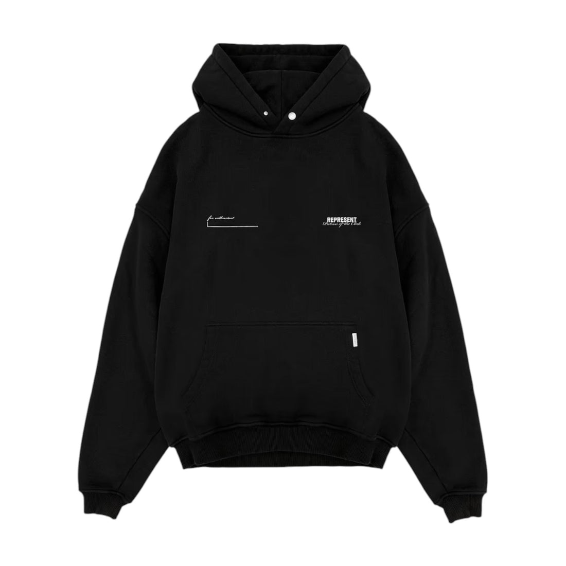 Represent Patron Of The Club Hoodie - Black