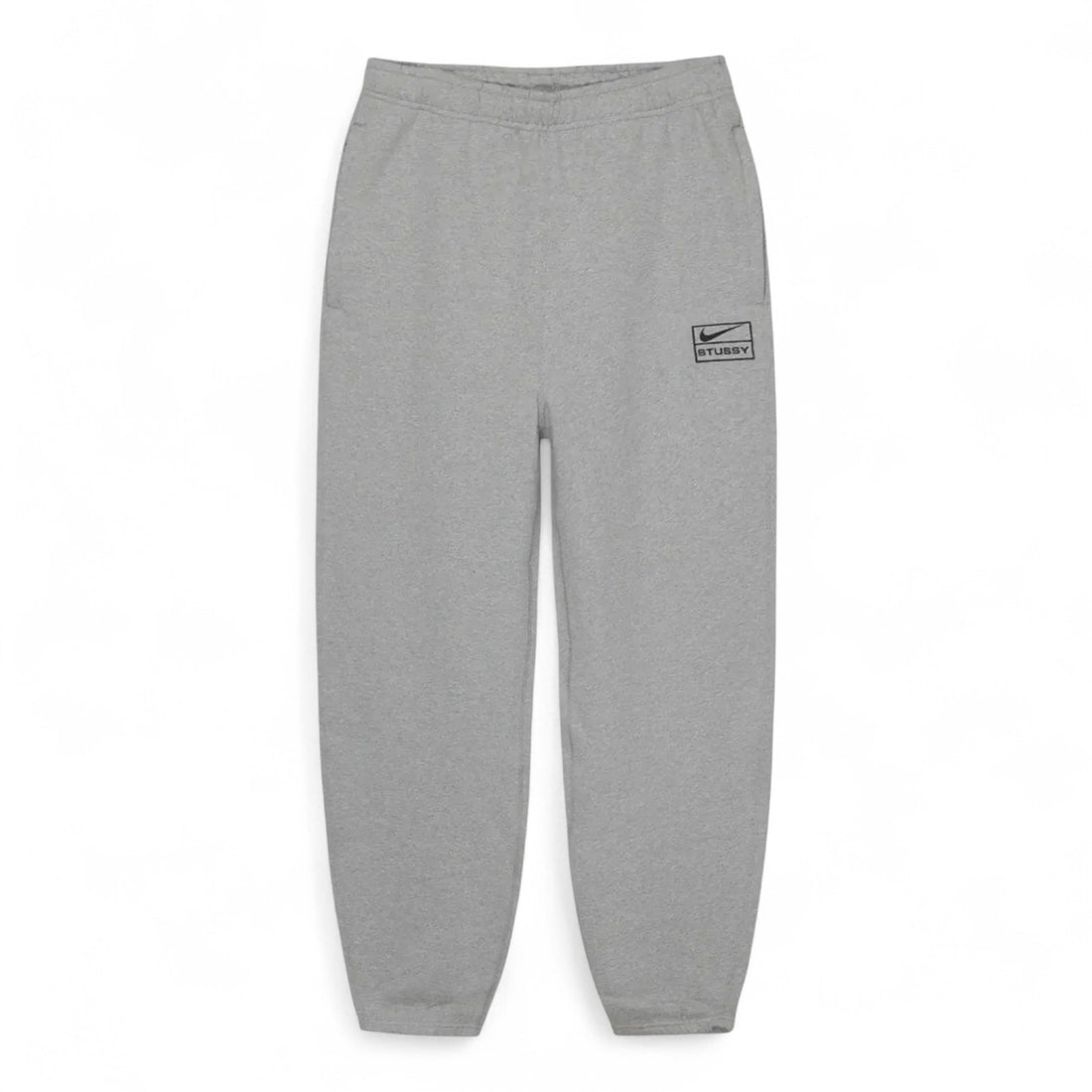 Stussy & Nike Stone Washed Fleece Pant - Dark Grey Heather
