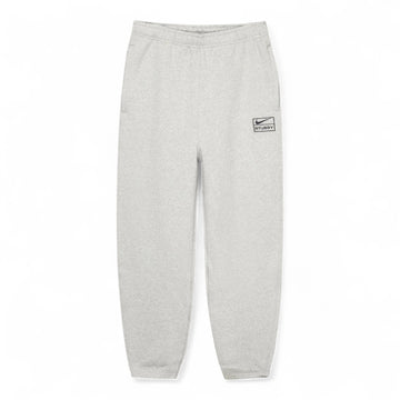Stussy & Nike Stone Washed Fleece Pant - Grey Heather