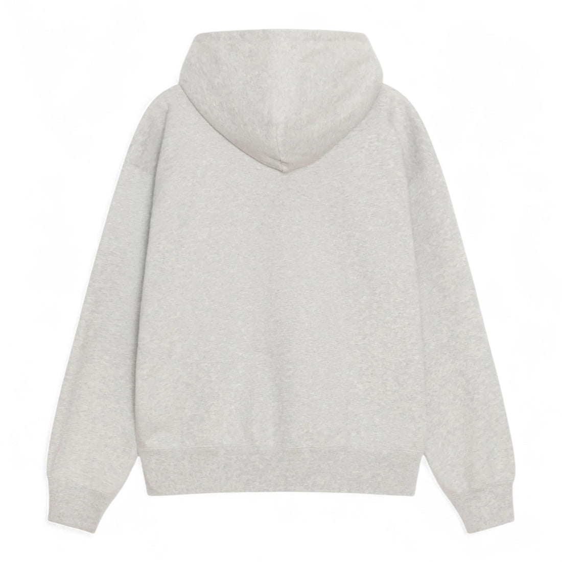 Stussy & Nike Stone Washed Fleece Zip Hoodie - Grey Heather