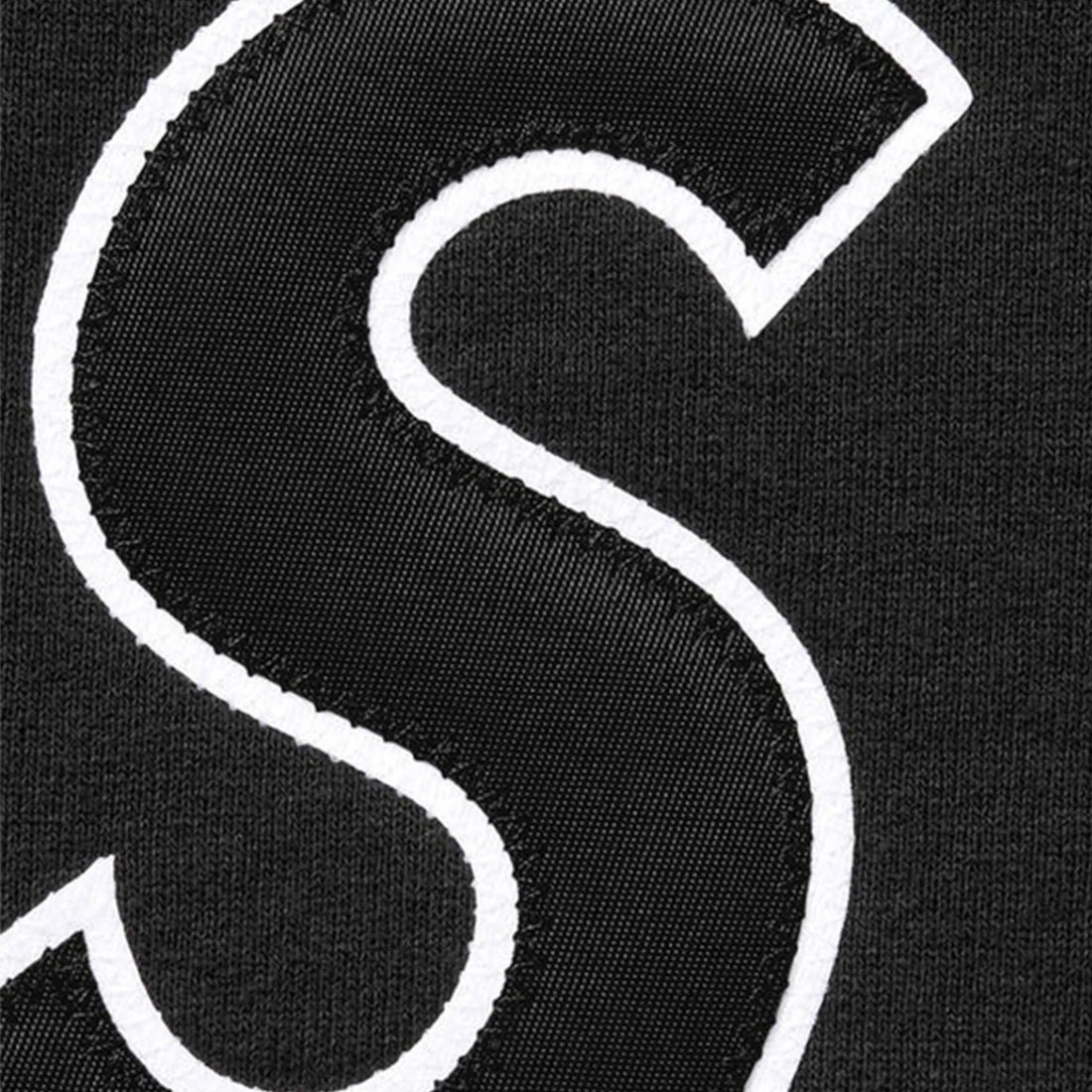 Supreme S Logo Hooded Sweatshirt - Black