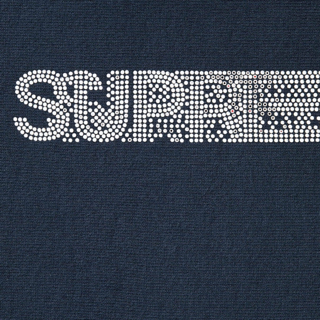 Supreme Swarovski Motion Logo Hooded Sweatshirt - Navy