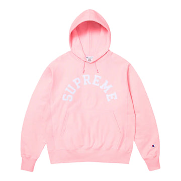 Supreme x Champion Hooded Sweatshirt - Pink