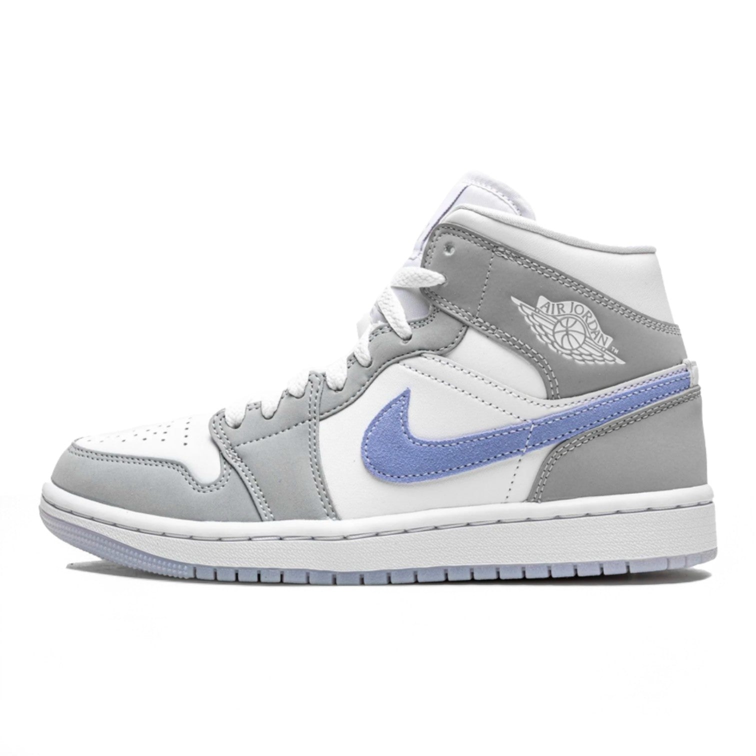 Air Jordan 1 Mid 'Aluminium Wolf Grey'