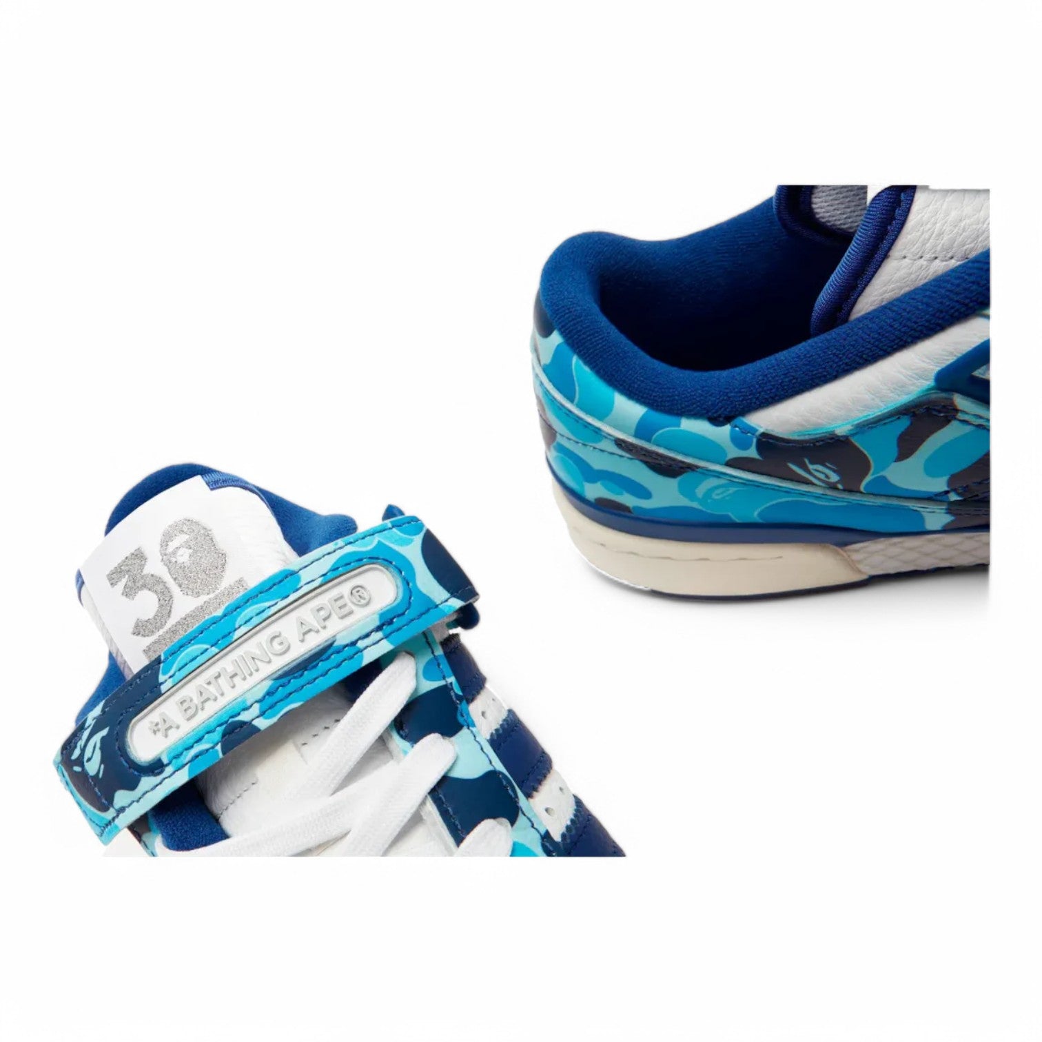Adidas Forum 84' Low Bape 30th Anniversary - Blue Camo