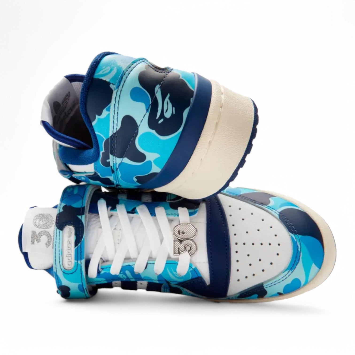 Adidas Forum 84' Low Bape 30th Anniversary - Blue Camo