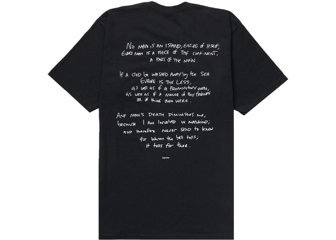 Supreme Corteiz Rules The World Tee Black