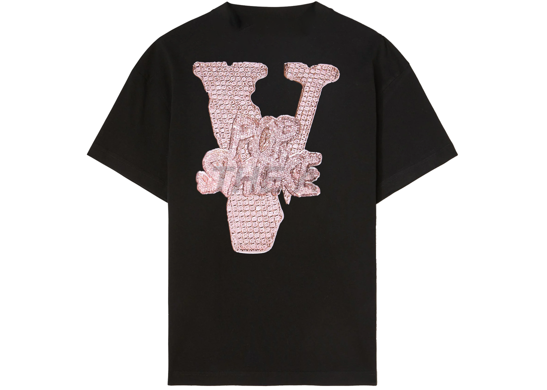 VLONE Black Pop Smoke Prayer Tee