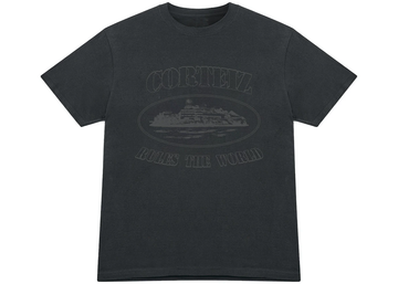 Corteiz OG Alcatraz T-Shirt Reflective Triple Black