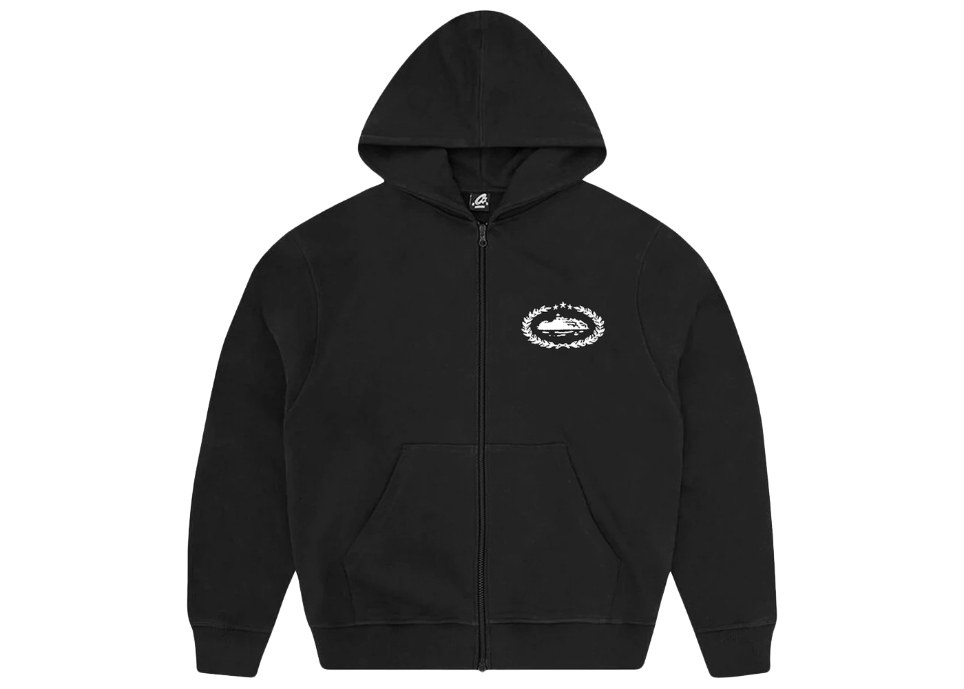 Corteiz Superior Royale Zip Hoodie Black
