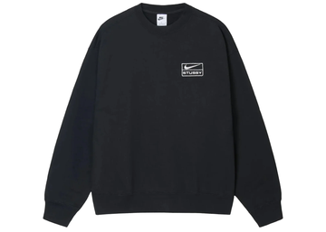 Nike x Stussy Crewneck Fleece Black