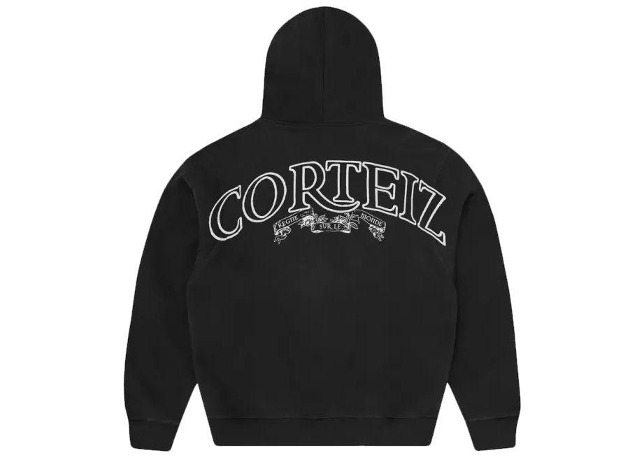 Corteiz Superior Royale Zip Hoodie Black