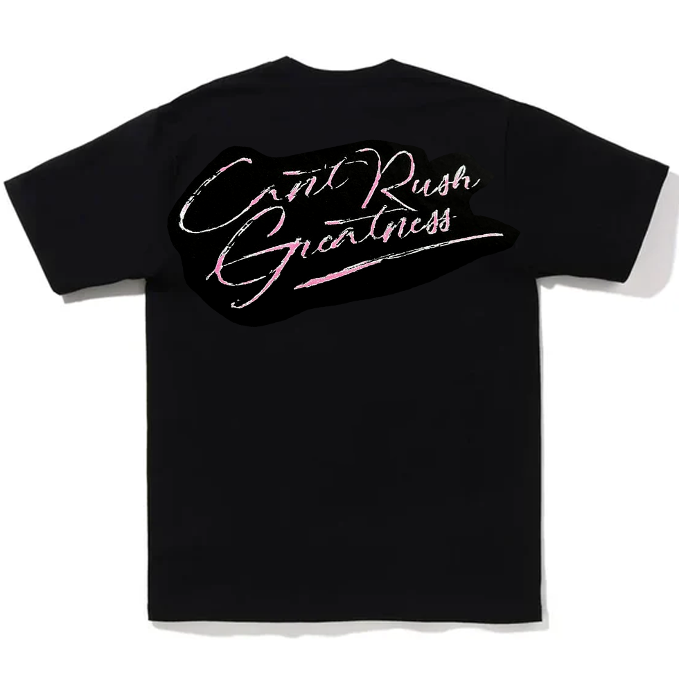 PSG x Syna Can't Rush Greatness T-Shirt - Black