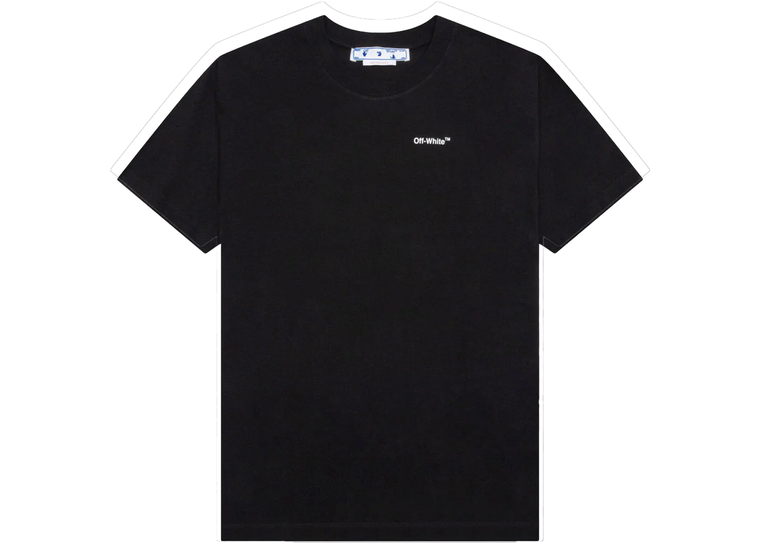 Off-White Caravaggio Arrow Oversized Tee Black