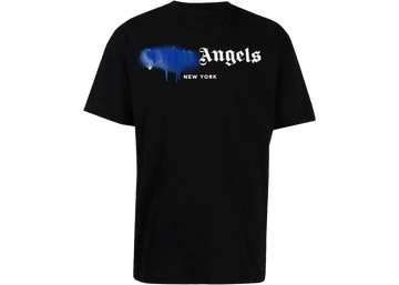 Palm Angels Milano sprayed-logo New York T-Shirt Black
