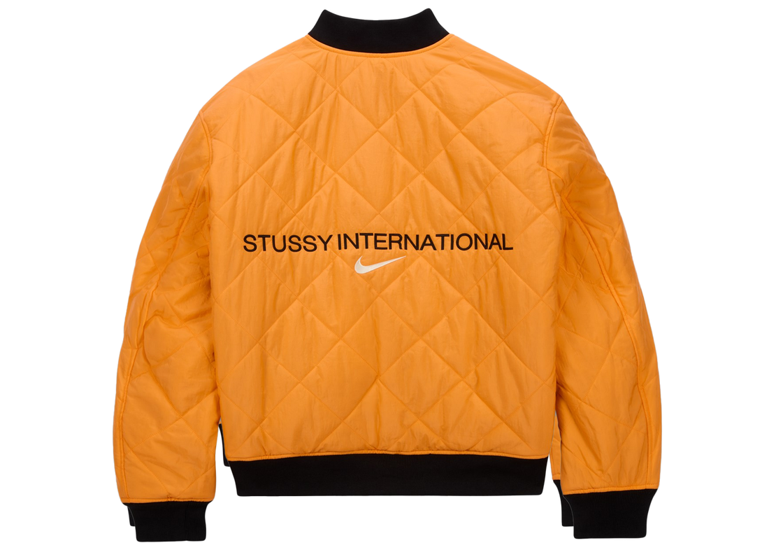 Stussy x Nike Reversible Varsity Jacket Medium Olive