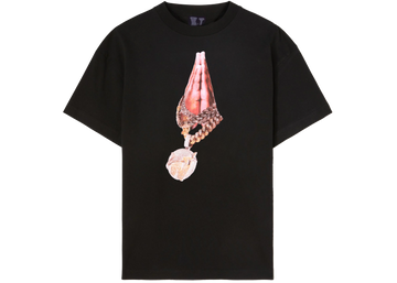 VLONE Black Pop Smoke Prayer Tee