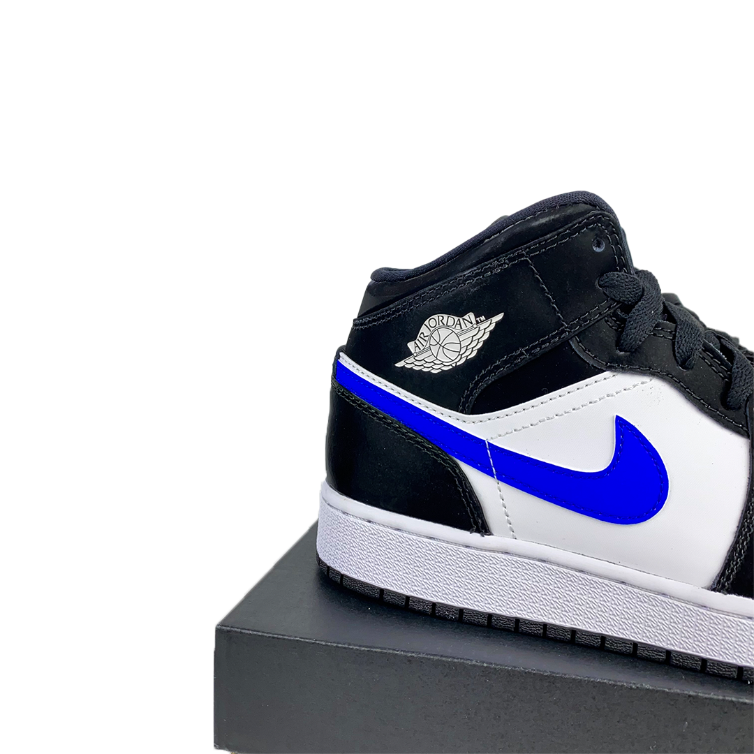 Air Jordan 1 Mid 'Black Racer Blue White'