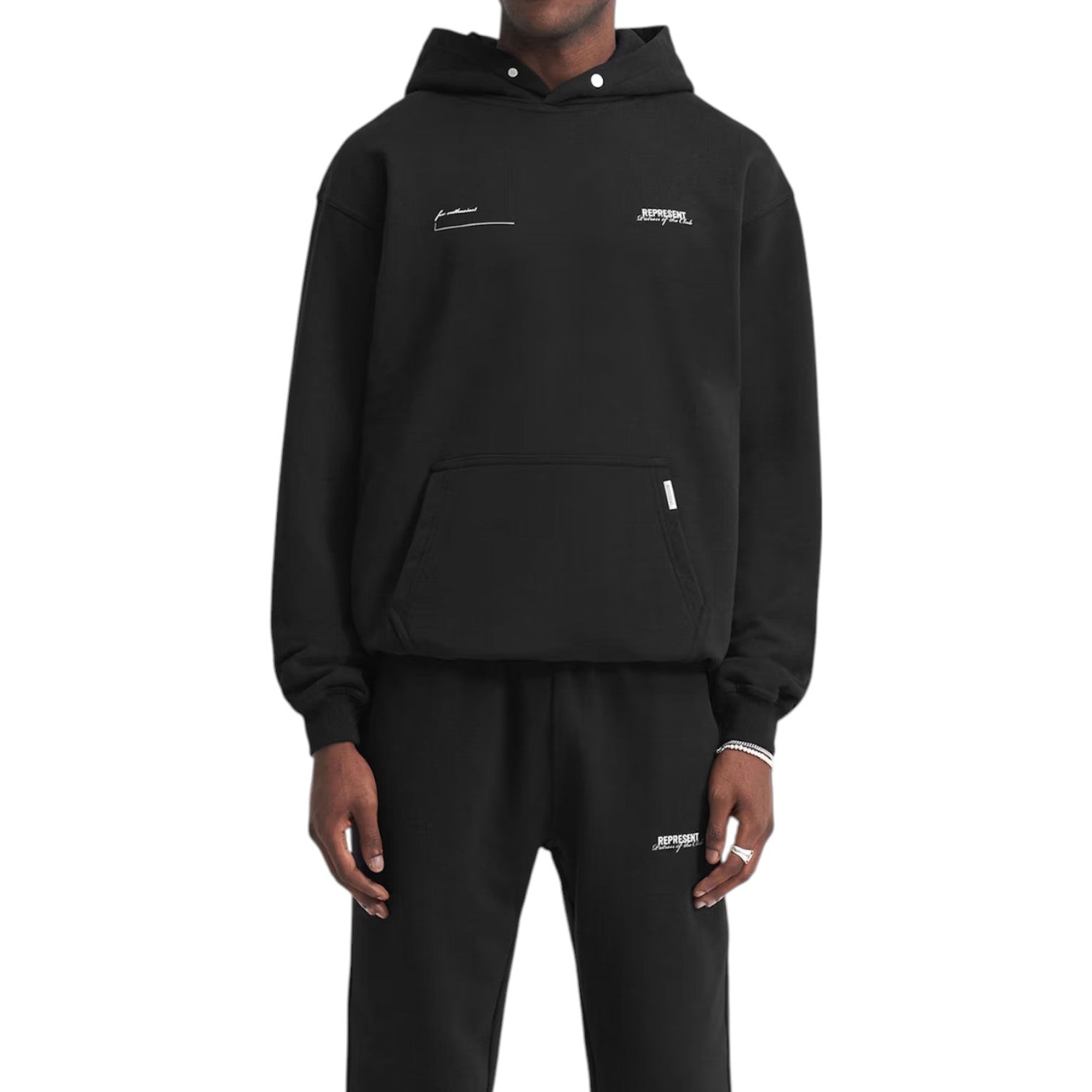 Represent 'Patron Of The Club' Hoodie - Black