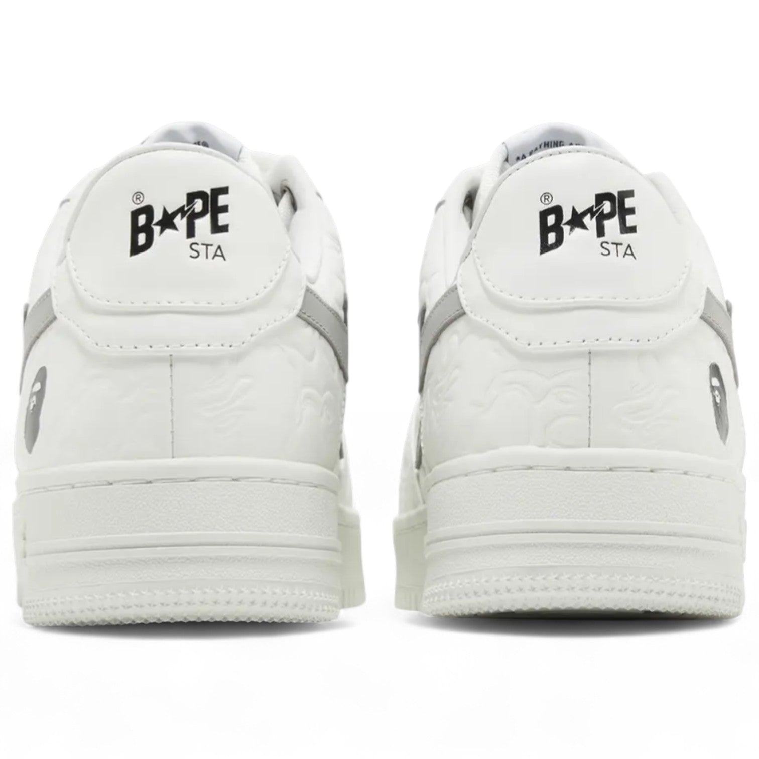 A Bathing Ape BapeSta Line Camo White