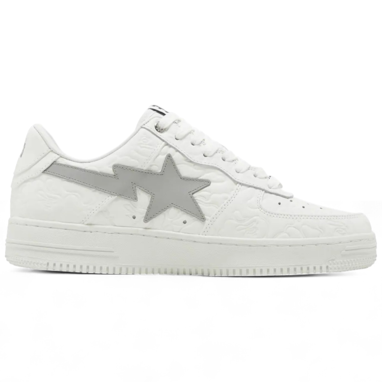 A Bathing Ape BapeSta Line Camo White
