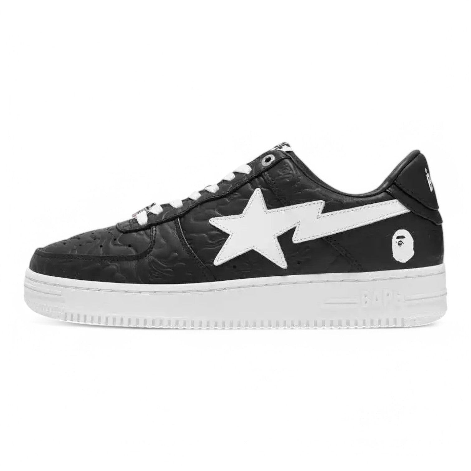 A Bathing Ape BapeSta Low 'Line Camo Black'