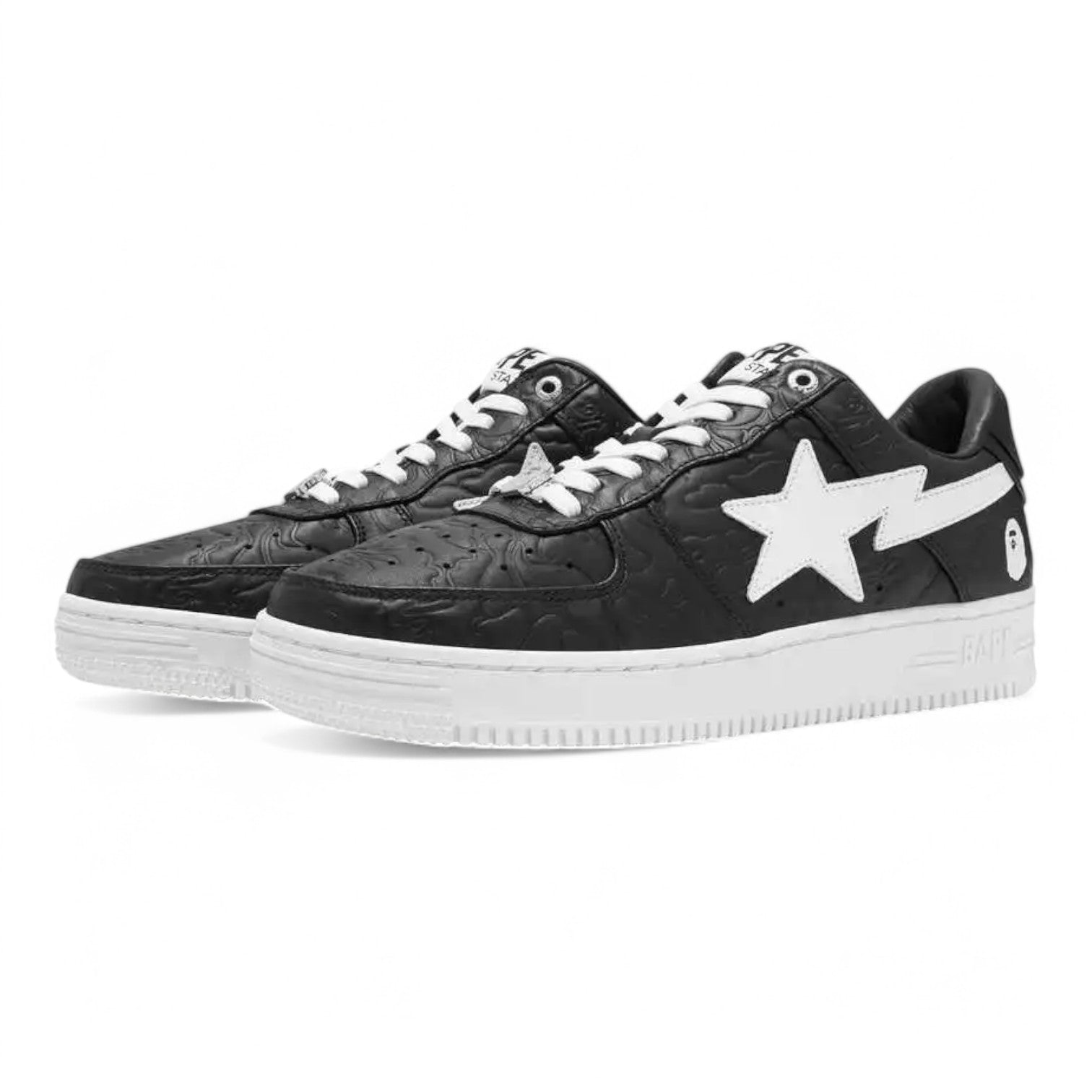 A Bathing Ape BapeSta Low 'Line Camo Black'