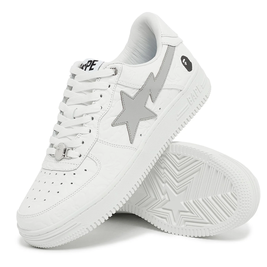 A Bathing Ape BapeSta Low 'Line Camo White'