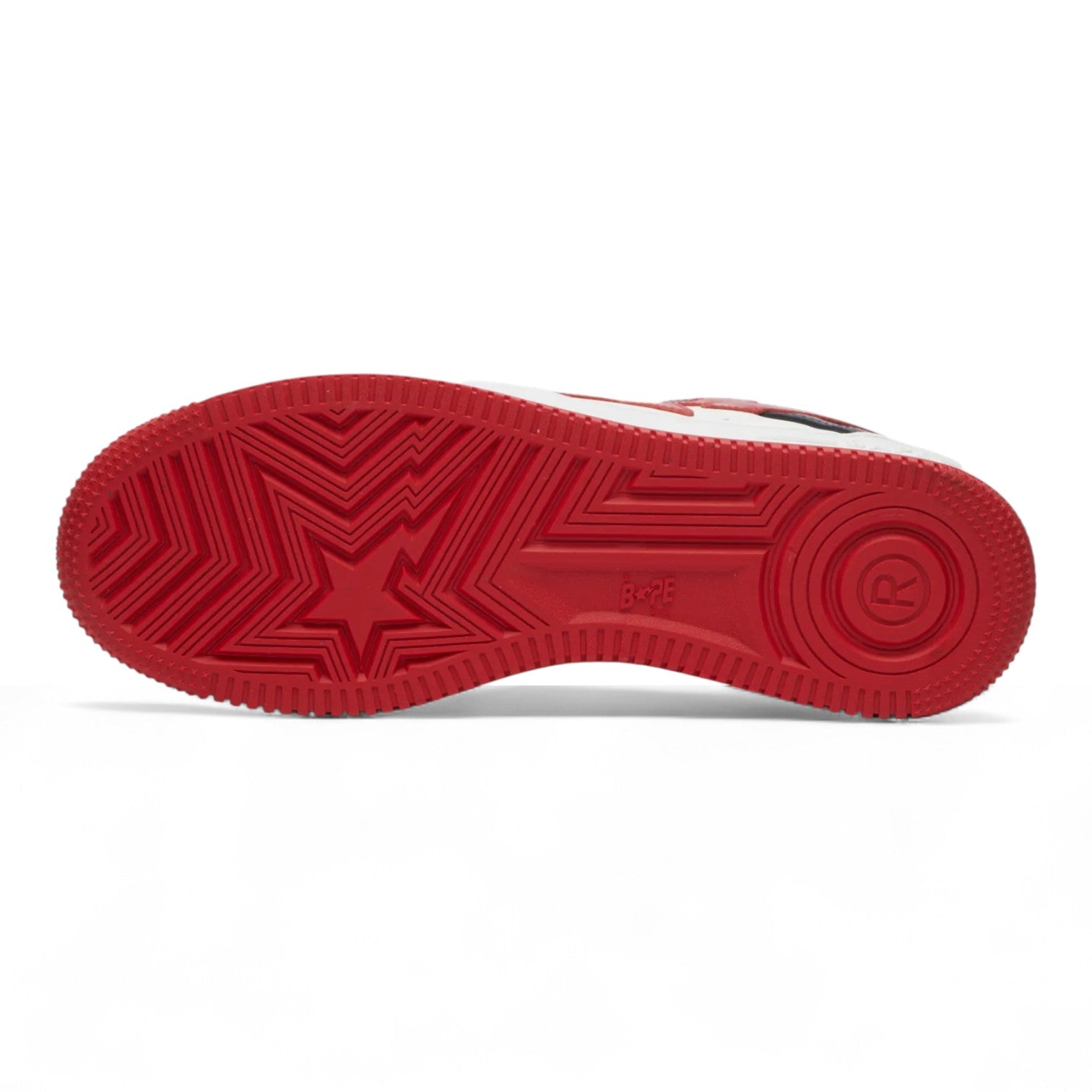 A Bathing Ape Bape Sta - White Black Red