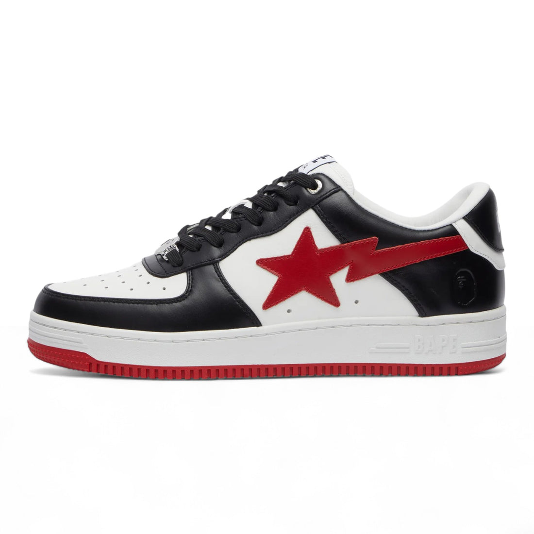 A Bathing Ape Bape Sta - White Black Red