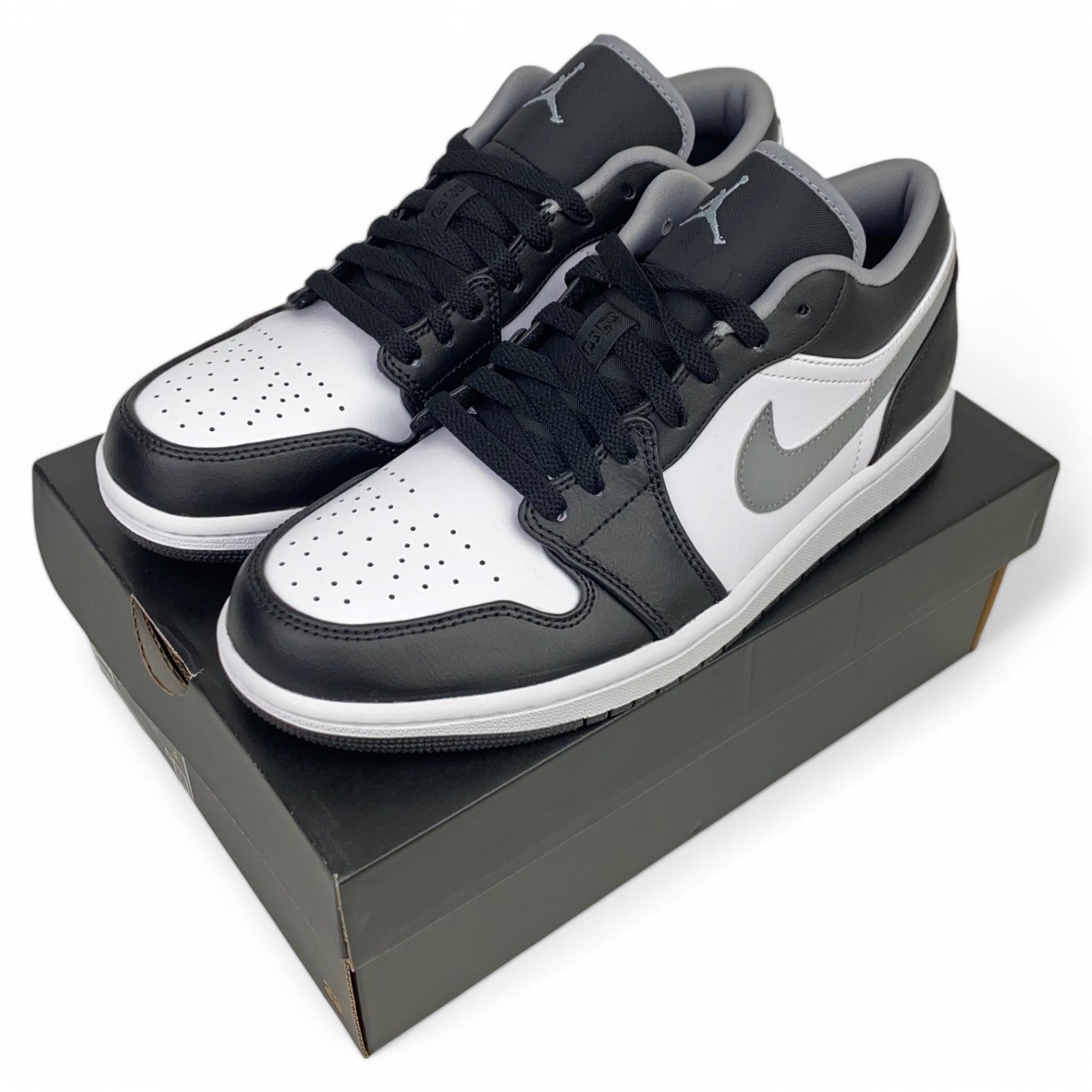 Air Jordan 1 Low 'Black White Grey'