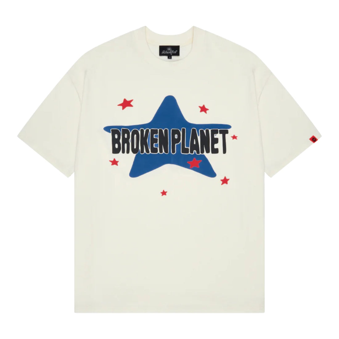 Broken Planet Star T-Shirt - Vanilla