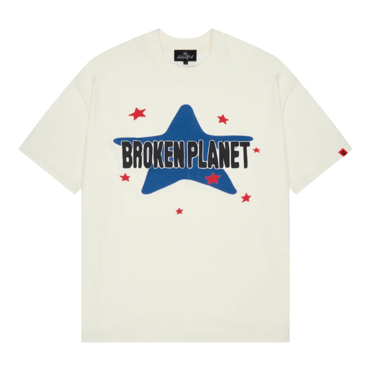 Broken Planet Star T-Shirt - Vanilla