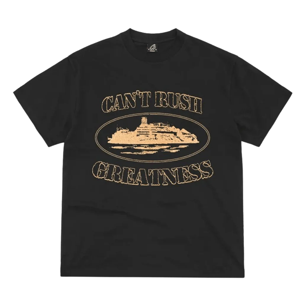 Central Cee x Corteiz Can’t Rush Greatness Tee 'Black'