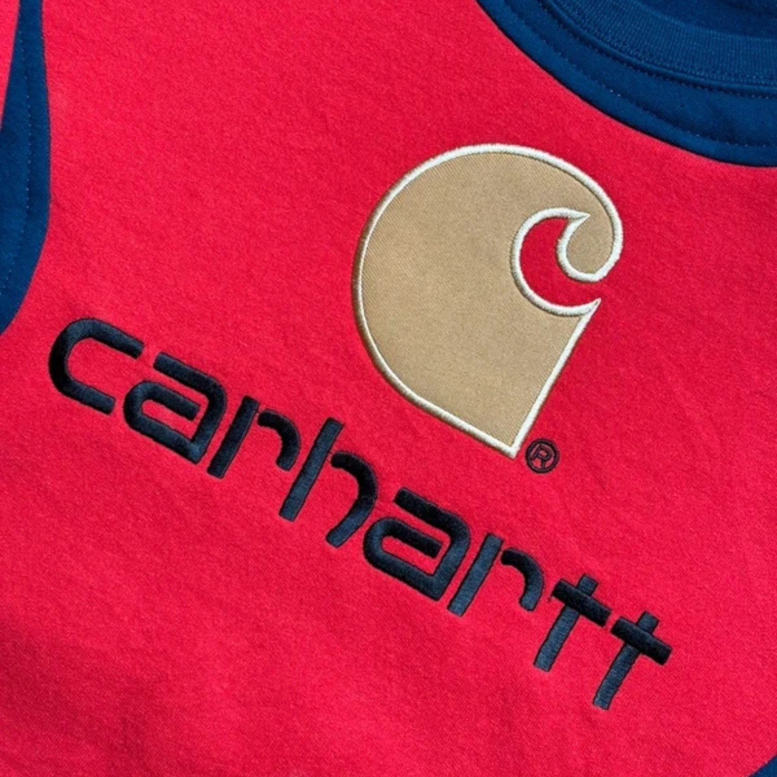 Carhartt Custom Patchwork Rework Vintage Crewneck
