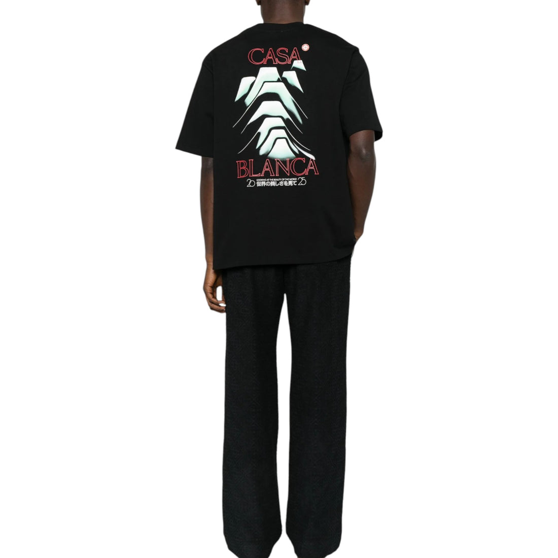 Casablanca Frosty Mountain T-Shirt - Black