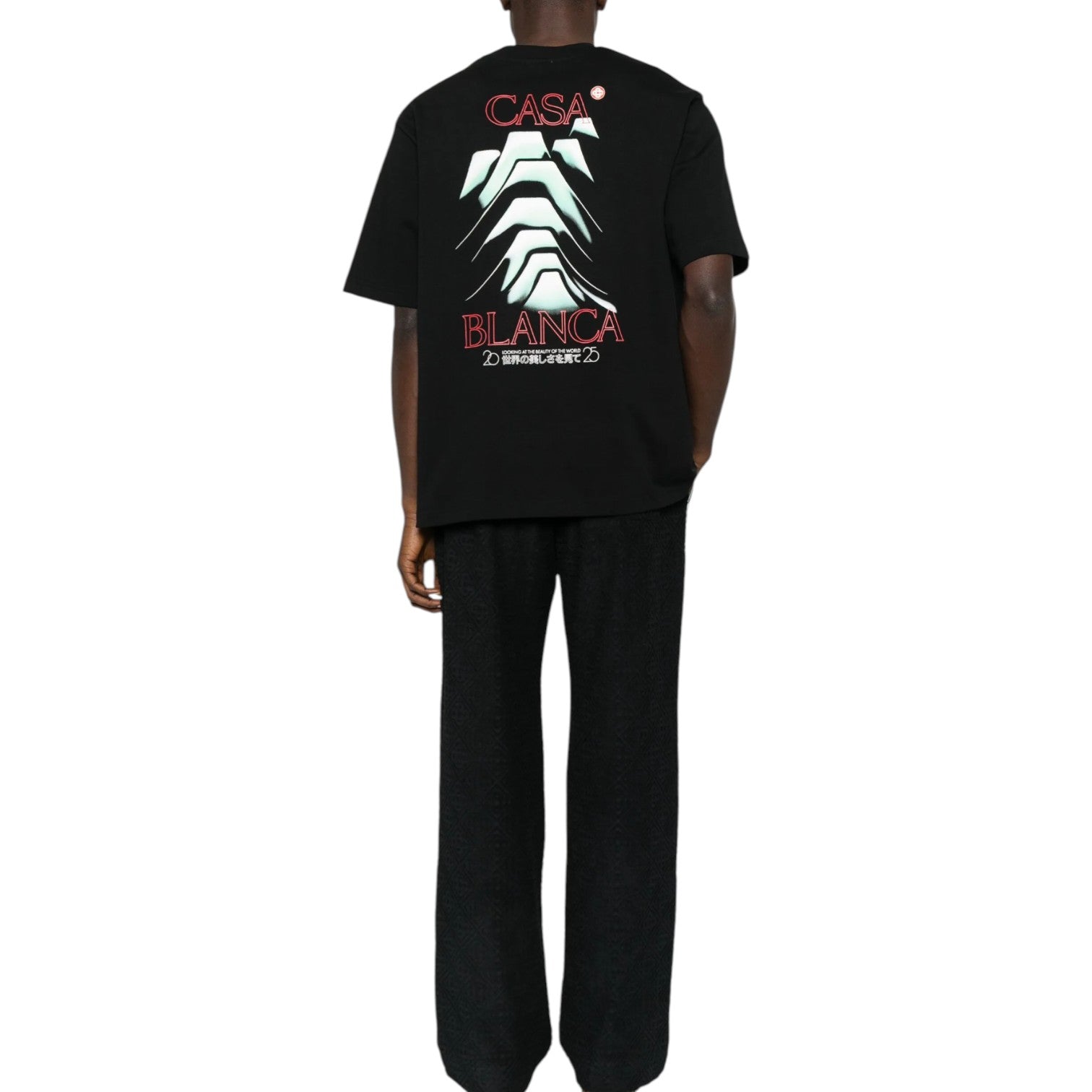 Casablanca Frosty Mountain T-Shirt - Black