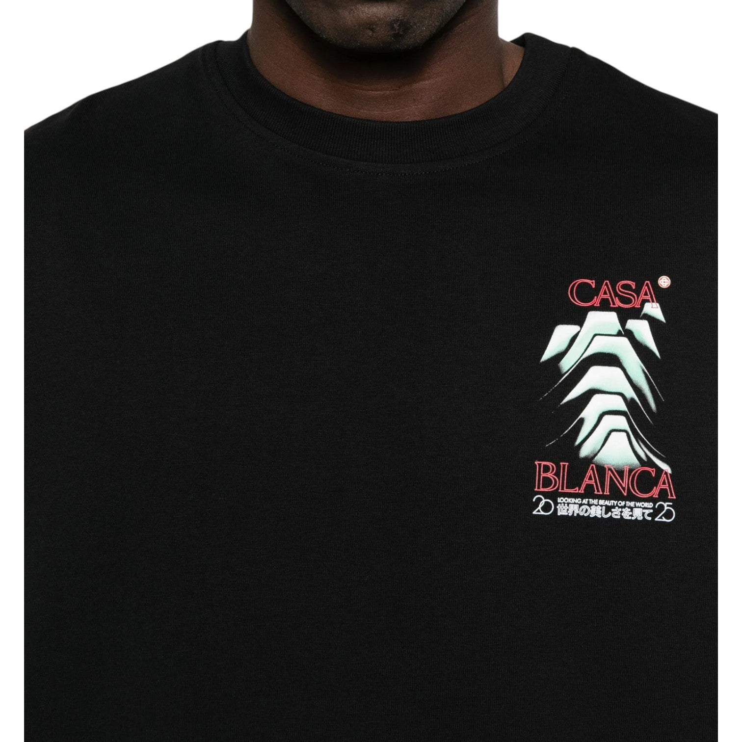 Casablanca Frosty Mountain T-Shirt - Black